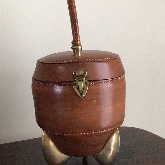 Vintage Henri Leather Round Handbag - Picture 1 of 6